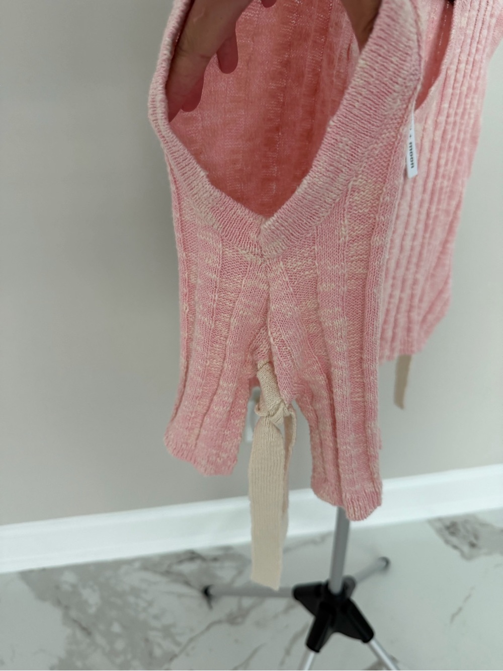 Soft Ribbed Knit Mini Skirt Set - Picture 4 of 5